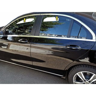 Bovenste raamlijsten (RVS) Mercedes C-klasse W205 2014–2021 foto 1