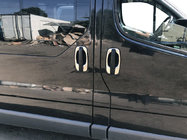 Renault Trafic 2001–2015 RVS deurgreep omlijsting (4 stuks) foto 1