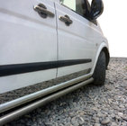 Mercedes Vito W639 2004–2014 Deurkantbeschermers (deurtrim, 8-delig, RVS) foto 1