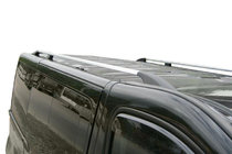 Opel Vivaro 2001–2015 Chromen dakrails Kort, kunststof voeten foto 7