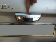 Nissan Primastar 2002–2014 Chromen strip boven kenteken (vleugeldeuren, RVS) foto 1