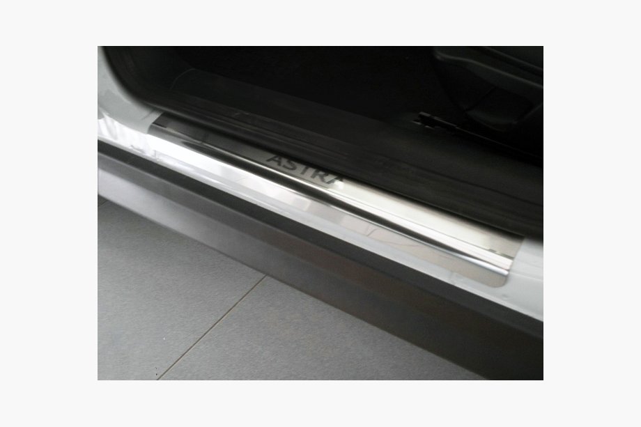 Opel Astra G Classic 1998–2012 Nataniko RVS dorpellijsten (set van 4) Standaard - Lohmann-tape, 0,5 mm Image
