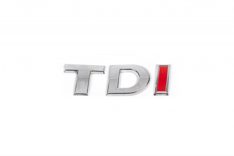 Volkswagen T5 2010–2015 TDI opschrift (cursief) Volledig chroom Image
