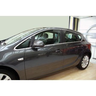 Complete raamlijsten set (HB, 12-delig, RVS) Opel Astra J 2009–2015 foto 1