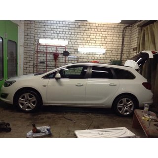 Complete raamomlijsting (Sport Tourer, 12-delig, RVS) Opel Astra J 2009–2015 foto 4