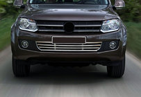Volkswagen Amarok 2010–2022 Bumperrooster (RVS) foto 1