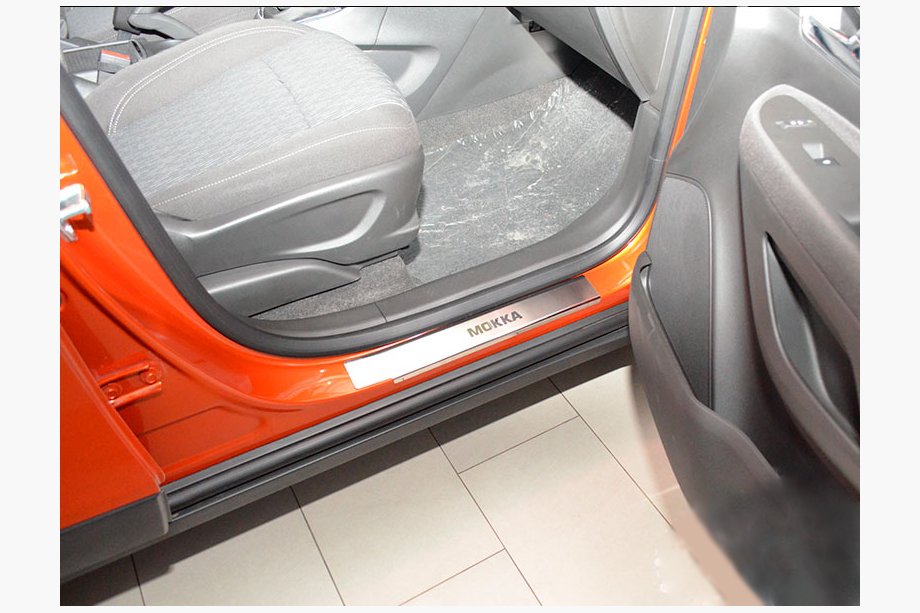 Opel Mokka 2012–2021 Nataniko RVS dorpellijsten (set van 4) Premium - 3M tape, 0,8 mm Image
