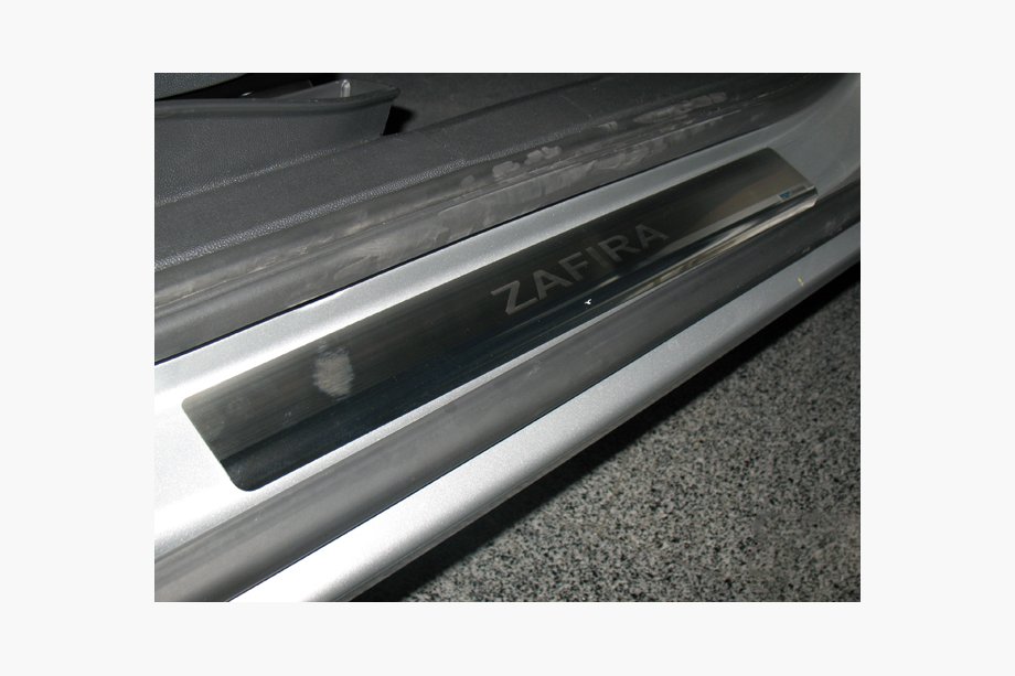 Opel Zafira B 2005–2011 Nataniko RVS dorpellijsten (set van 4) Premium - 3M tape, 0,8 mm Image