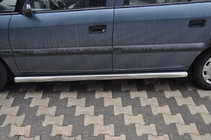 Opel Zafira B 2005–2011 Sidebars (2 stuks, RVS) foto 1