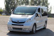 Nissan Primastar 2002–2014 Voorbeschermbeugel ST014 (RVS) foto 1
