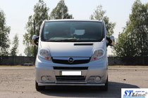 Nissan Primastar 2002–2014 Voorbeschermbeugel ST014 (RVS) foto 2