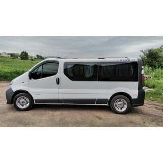 Wielkastlijsten (4 stuks, zwart) Nissan Primastar 2002–2014 foto 4
