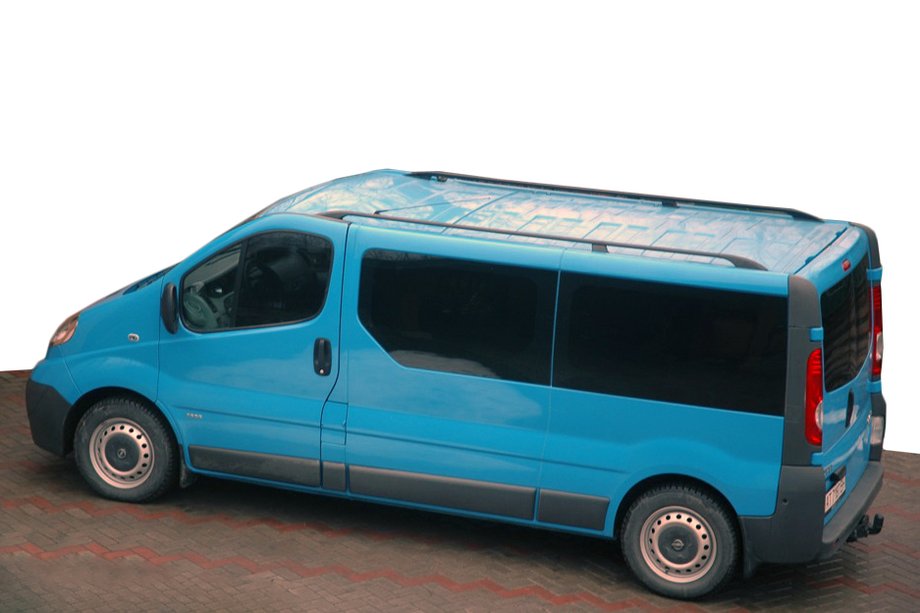 Nissan Primastar 2002–2014 Zwarte dakrails Image