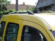 Renault Kangoo 1998–2008 Chromen dakrails Standaard basis, kunststof voeten foto 2