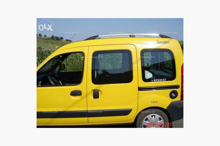 Renault Kangoo 1998–2008 Chromen dakrails Foto 4