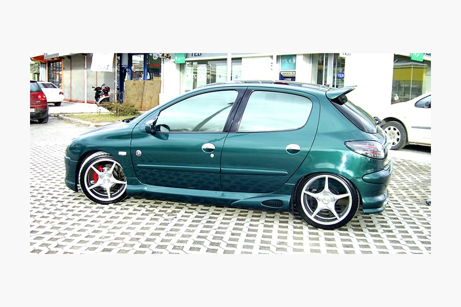 Peugeot 206 1998–2024 Zijskirts (spuitklaar) Image