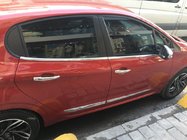 Peugeot 208 2012–2019 Raamomlijsting (4 stuks, RVS) foto 2