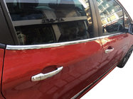 Peugeot 208 2012–2019 Raamomlijsting (4 stuks, RVS) foto 1