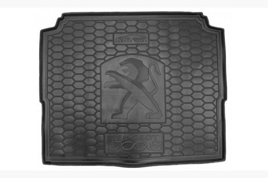 Peugeot 3008 2016–2023 Kofferbakmat lage vloer 2017+ (Autogumm, kunststof) Image