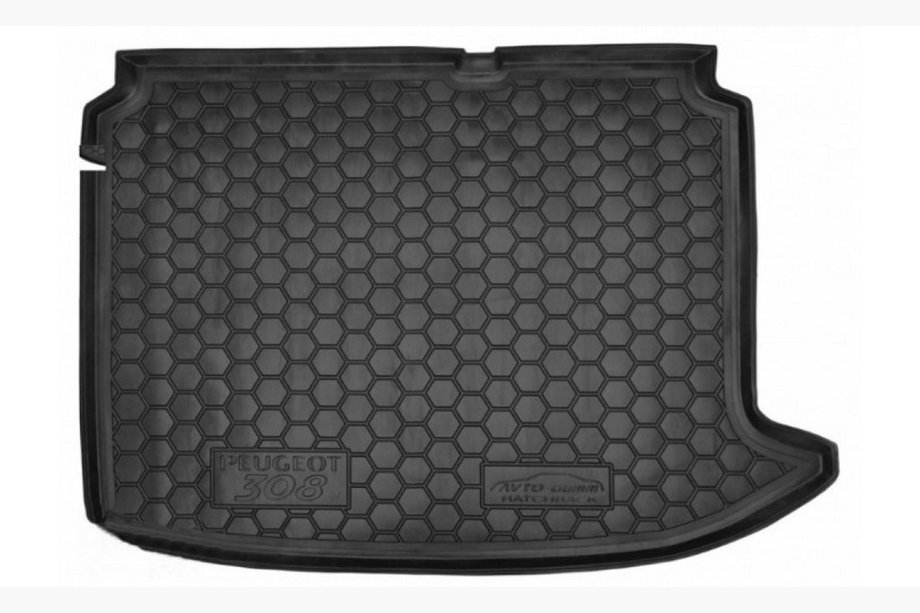 Peugeot 308 2007–2013 Kofferbakmat HB (Autogumm, rubber) Image