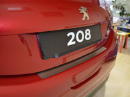 Peugeot 208 2012–2019 Achterbumperbeschermer Natanika (RVS) foto 1