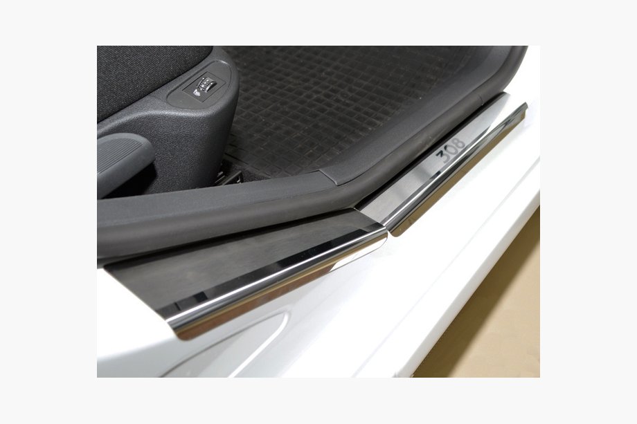 Peugeot 308 2007–2013 Nataniko instaplijsten (6 stuks, RVS) Premium - 3M tape, 0,8 mm Image