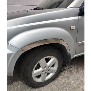 RVS wielkastlijsten (set van 4 stuks) Nissan X-trail T30 2002–2007 foto 1