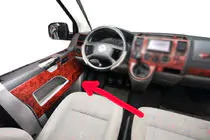 Volkswagen T5 Multivan 2003–2010 Sierlijsten voor deurpanelen foto 6