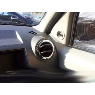 Omlijsting voor interieur ventilatieroosters (4 st., RVS) Dacia Duster 2008–2018 foto 3