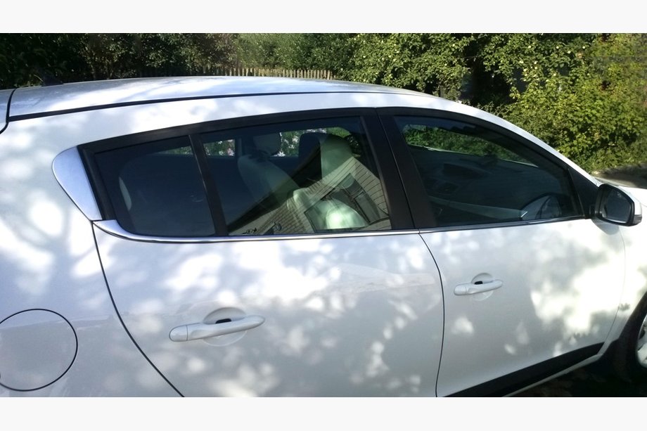 Renault Megane III 2009–2016 Onderste raamlijsten (HB, 6 st., RVS) Foto 1