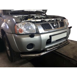 Voorbeschermbeugel ST014 (RVS) Nissan NP300 1999–2015