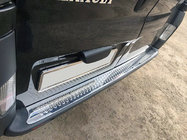 Renault Trafic 2001–2015 Achterbumper sierlijsten (OMSA, RVS) foto 1
