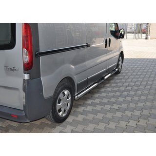 Sidebars (2 stuks, RVS) Opel Vivaro 2001–2015 foto 2