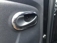Renault Duster 2008–2017 Carmos afdekplaatjes voor binnenhandgrepen (4 stuks, RVS) foto 1