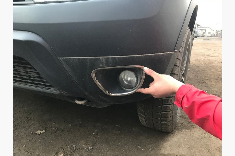 Dacia Duster 2008–2018 Chroom sierlijsten voor mistlampen 2010-2013 (2 st., RVS) Foto 5