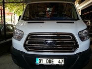 Ford Transit 2014– RVS grille sierlijsten (2014-2018, 3 stuks) Carmos - Turks staal foto 7