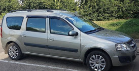 Renault Logan MCV 2005–2013 Raamwindschermen (set van 4, Cobra) foto 1