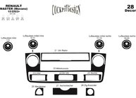 Renault Master 1998–2010 Dashboardpaneel sierlijsten (2004-2010) foto 5