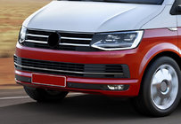 Volkswagen T6 2015–2024 Opruiming! RVS sierlijsten voor bumpergrille 2015-2019 (3-delig) foto 1