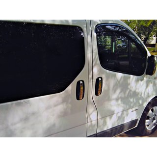 Deurgreep covers (set 4 stuks, RVS) Nissan Primastar 2002–2014 foto 2