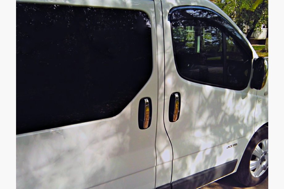 Opel Vivaro 2001–2015 Deurgreep covers (set 4 stuks, RVS) OmsaLine - Italiaans roestvrij staal Foto 2