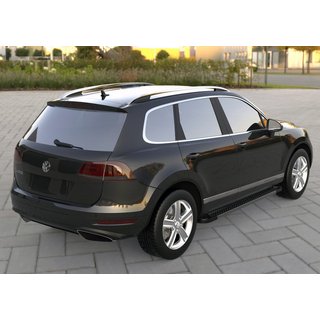 Allmond Black zijtreden (2 st., aluminium) Volkswagen Touareg 2010–2018 foto 3