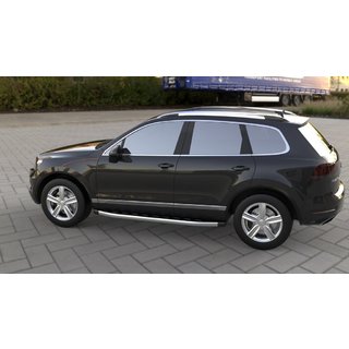 Fullmond side steps (2 stuks, aluminium) Volkswagen Touareg 2010–2018 foto 2