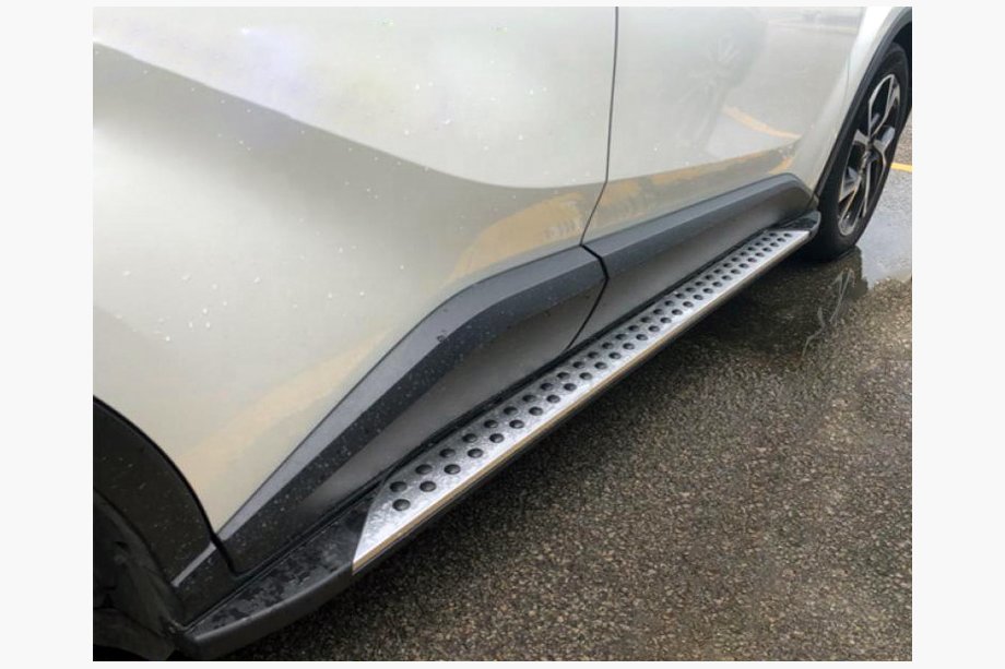 Toyota C-HR 2016–2023 Zijtreden Original V3 (2 st., aluminium) Image