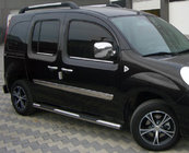 Renault Kangoo 2008–2020 Sidebars BB002 (2 stuks, RVS) 70 mm, lange wielbasis foto 1