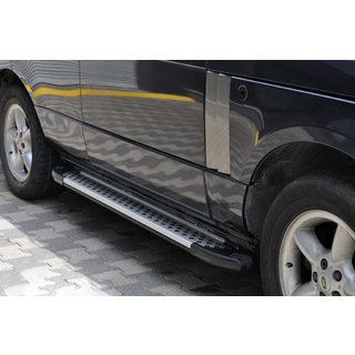 Side steps Allmond Grey (2 stuks, aluminium) foto 1