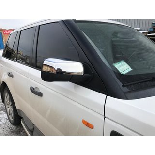 Spiegelkappen (2 stuks, RVS) Range Rover III L322 2002–2012 foto 2
