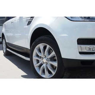 Side steps Tayga Grey (2 stuks, aluminium) foto 1
