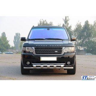 Voorste bullbar ST015 (RVS) Range Rover III L322 2002–2012 foto 2