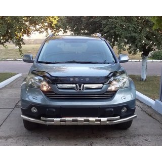 RVS voorbumperbescherming ST015 Honda CR-V 2007–2011